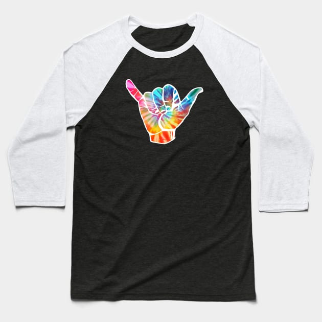 Tie dye hand hell yea Baseball T-Shirt by lolosenese